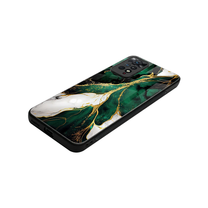 Emerald Luxe stylish phone case for redmi note 11 pro | glossy glass and slim fit