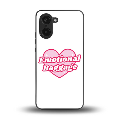 Emotional Baggage back phone cover | glass case for oneplus nord ce5 5g