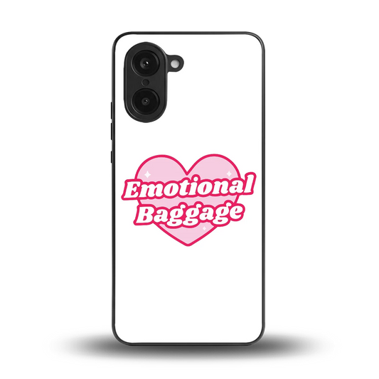 Emotional Baggage back phone cover | glass case for oneplus nord ce5 5g