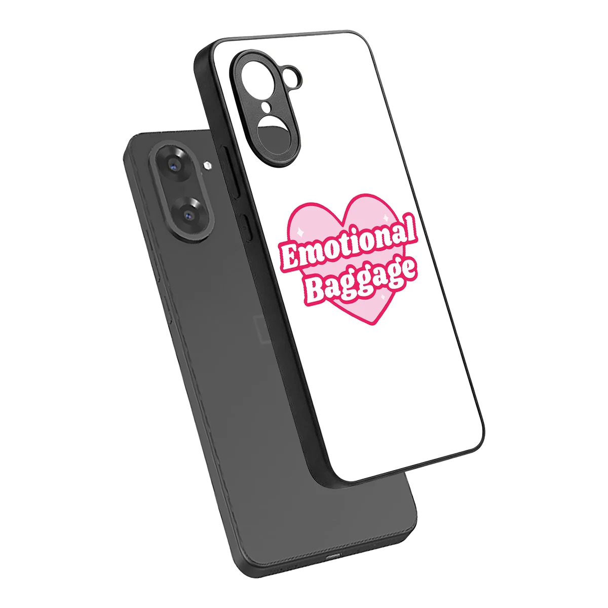 Emotional Baggage sleek oneplus nord ce5 5g cover with tempered glass back and TPU edges