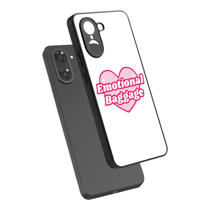 Emotional Baggage sleek oneplus nord ce5 5g cover with tempered glass back and TPU edges