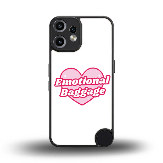 Emotional Baggage back phone cover | glass case for cmf nothing phone 2 pro