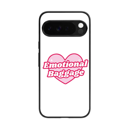 Emotional Baggage back phone cover | glass case for google pixel 10 pro xl