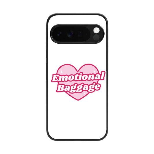 Emotional Baggage back phone cover | glass case for google pixel 10 pro xl
