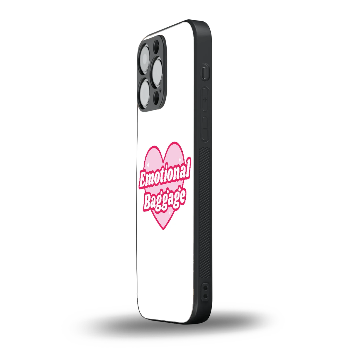 Emotional Baggage iphone 15 pro max mobile cover | shockproof glass phone case