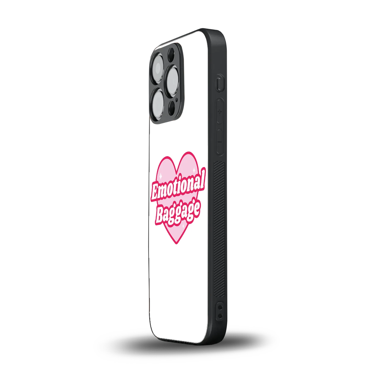 Emotional Baggage iphone 15 pro mobile cover | shockproof glass phone case