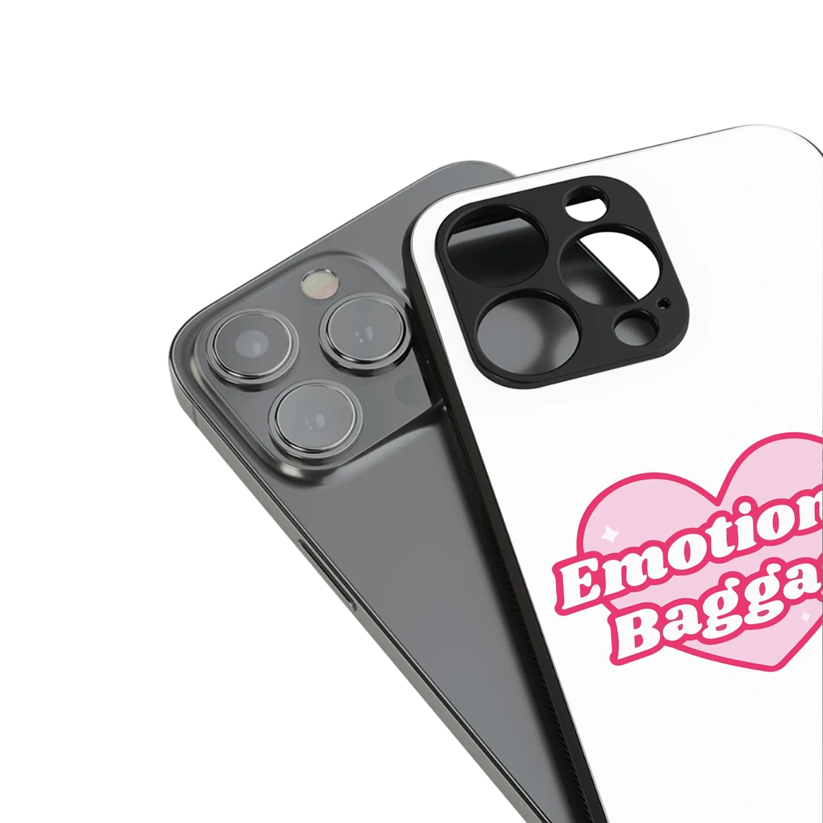 Emotional Baggage stylish phone case for iphone 15 | glossy glass and slim fit
