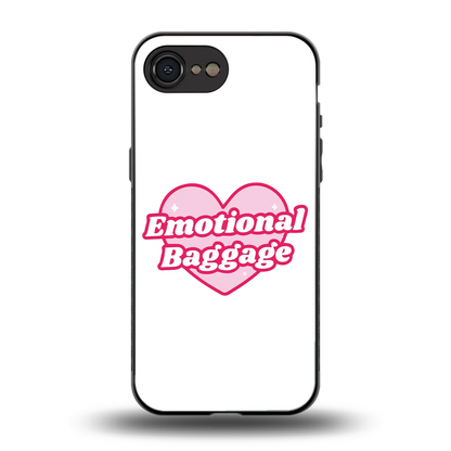 Emotional Baggage back phone cover | glass case for iphone 17e