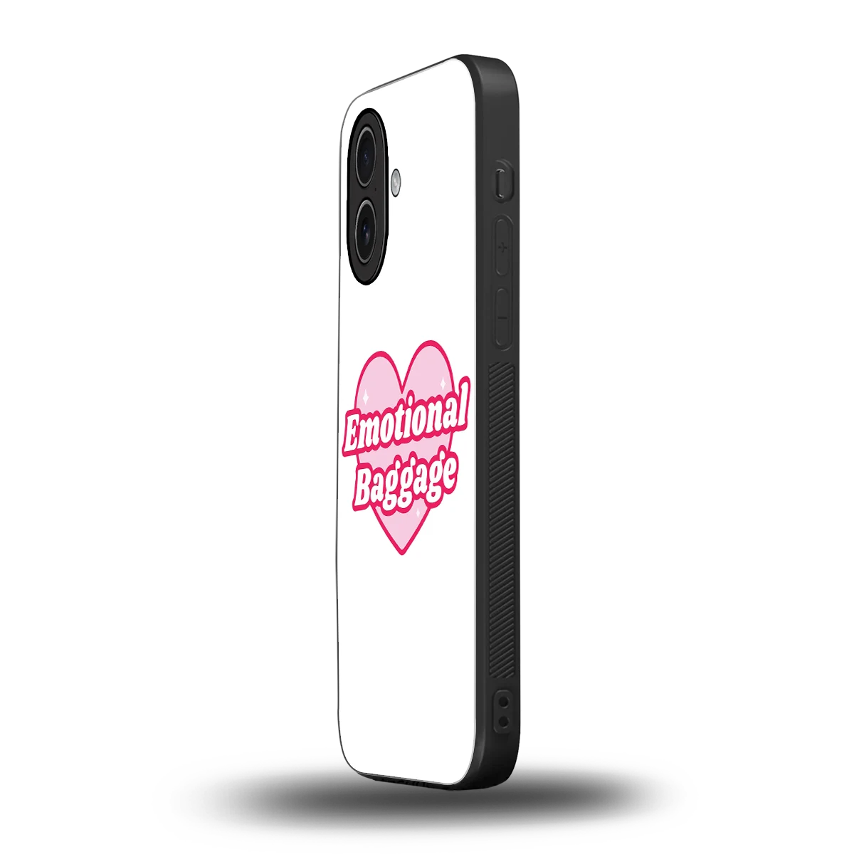Emotional Baggage iphone 17 mobile cover | shockproof glass phone case