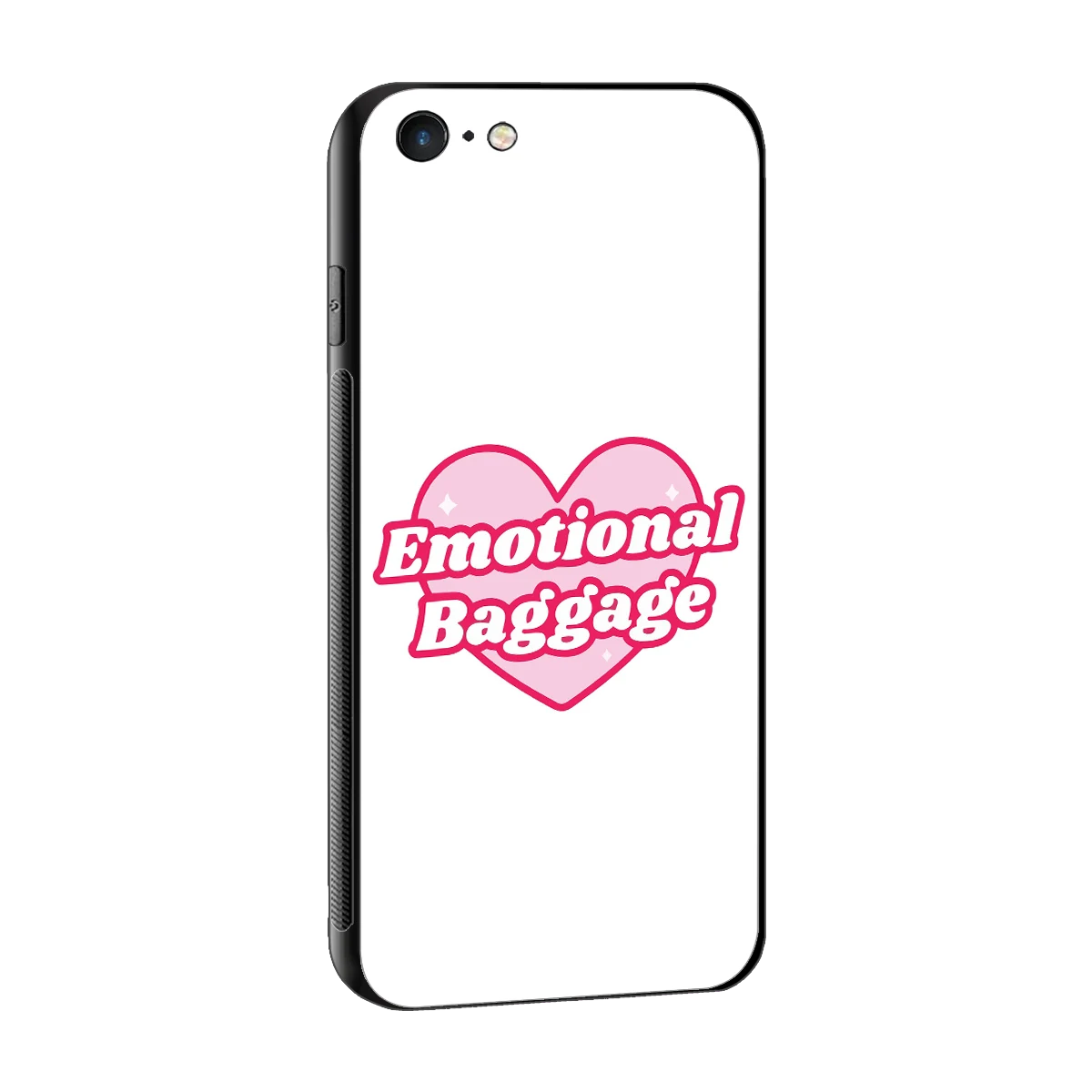 Emotional Baggage sleek iphone 6 cover with tempered glass back and TPU edges