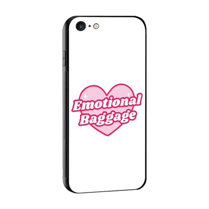 Emotional Baggage sleek iphone 6s plus cover with tempered glass back and TPU edges