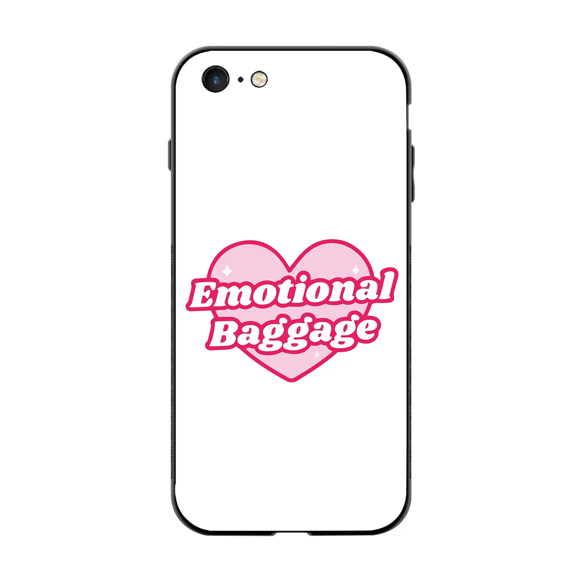 Emotional Baggage back phone cover | glass case for iphone 6s