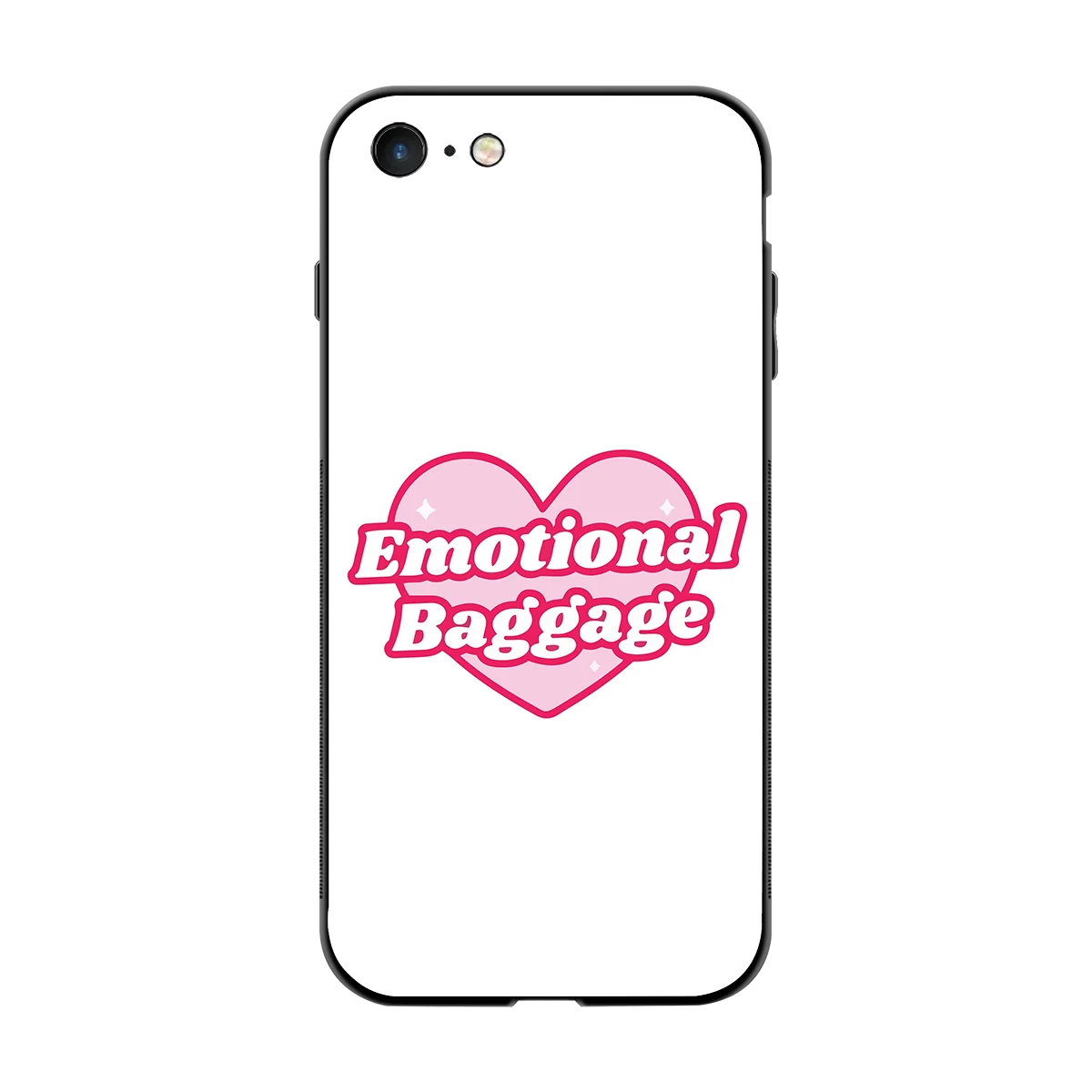 Emotional Baggage back phone cover | glass case for iphone 7