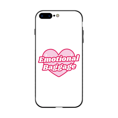 Emotional Baggage back phone cover | glass case for iphone 7 plus