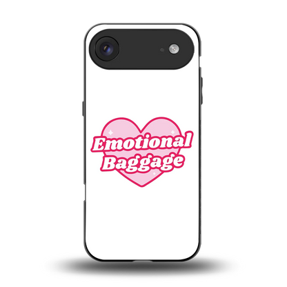 Emotional Baggage back phone cover | glass case for iphone air
