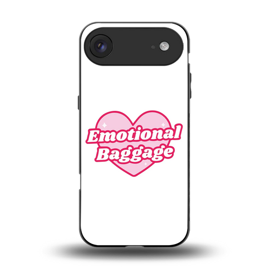 Emotional Baggage back phone cover | glass case for iphone air
