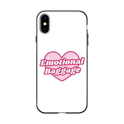 Emotional Baggage back phone cover | glass case for iphone x