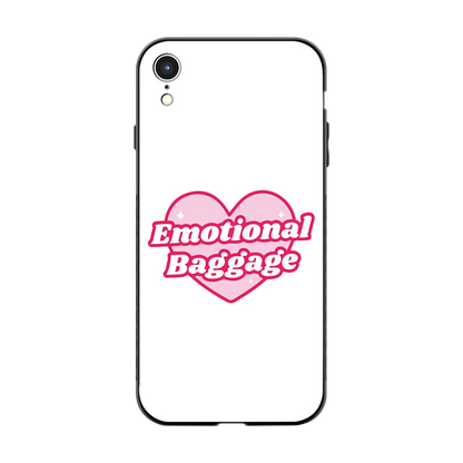 Emotional Baggage back phone cover | glass case for iphone xr
