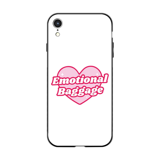 Emotional Baggage back phone cover | glass case for iphone xr