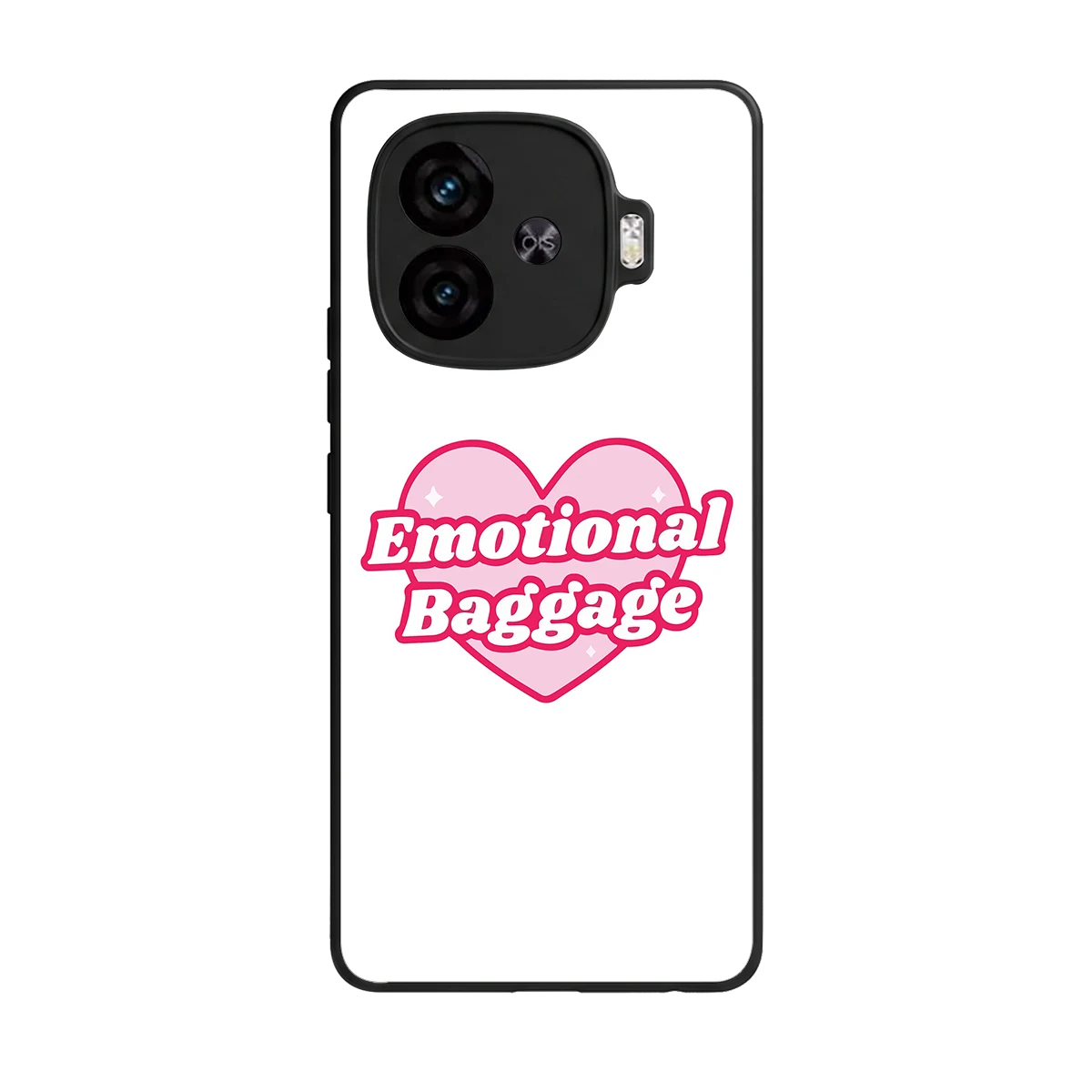 Emotional Baggage back phone cover | glass case for iqoo neo 10r 5g