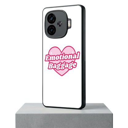 Emotional Baggage iqoo neo 10r 5g mobile cover | shockproof glass phone case