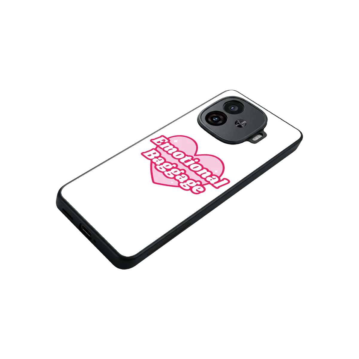 Emotional Baggage stylish phone case for iqoo neo 10r 5g | glossy glass and slim fit