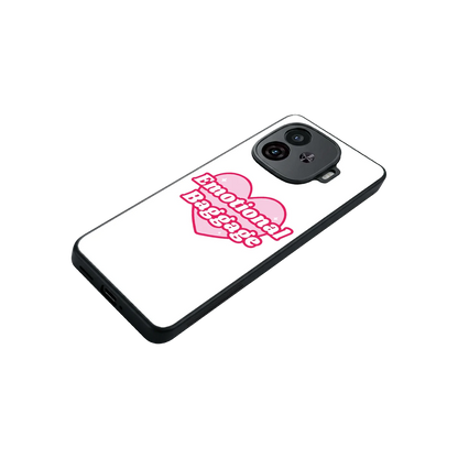 Emotional Baggage stylish phone case for iqoo neo 10r 5g | glossy glass and slim fit
