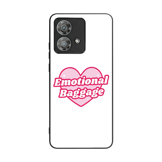 Emotional Baggage back phone cover | glass case for motorola edge 40 neo 5g