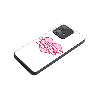 Emotional Baggage stylish phone case for motorola edge 40 neo 5g | glossy glass and slim fit