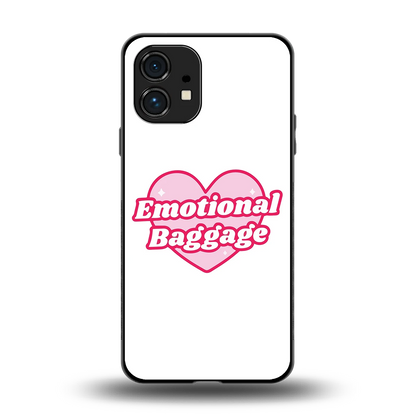 Emotional Baggage back phone cover | glass case for nothing phone 1