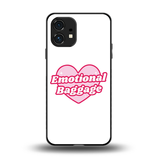 Emotional Baggage back phone cover | glass case for nothing phone 1
