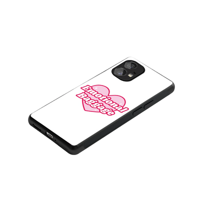 Emotional Baggage stylish phone case for nothing phone 1 | glossy glass and slim fit