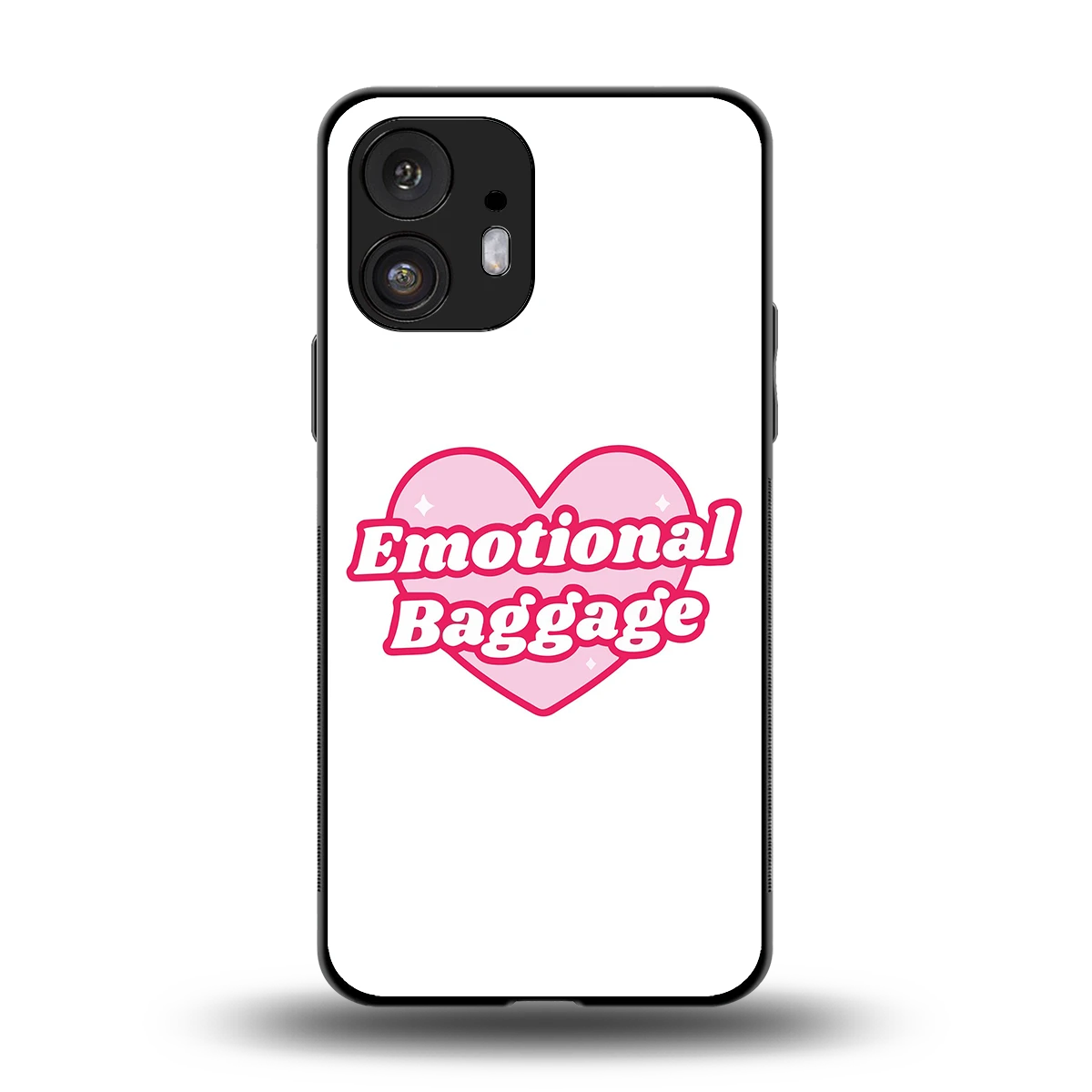 Emotional Baggage back phone cover | glass case for nothing phone 2