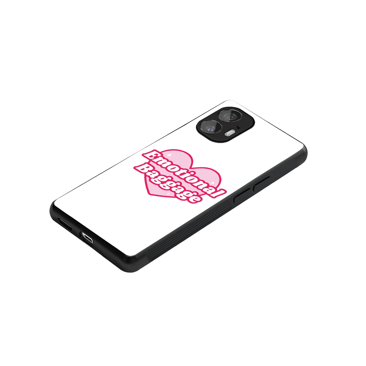 Emotional Baggage stylish phone case for nothing phone 2 | glossy glass and slim fit