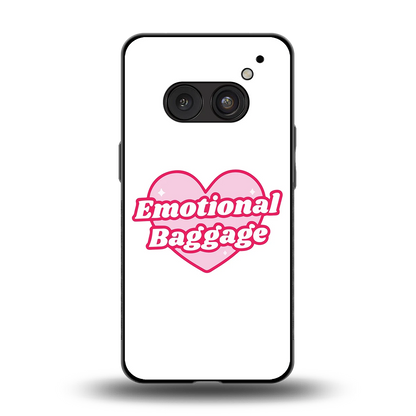 Emotional Baggage back phone cover | glass case for nothing phone 2a plus