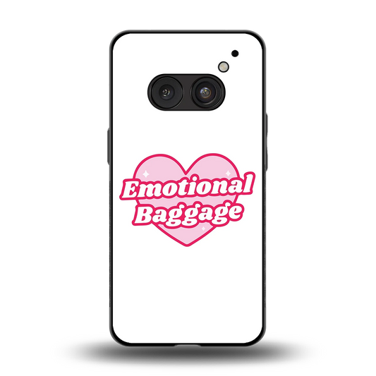 Emotional Baggage back phone cover | glass case for nothing phone 2a plus