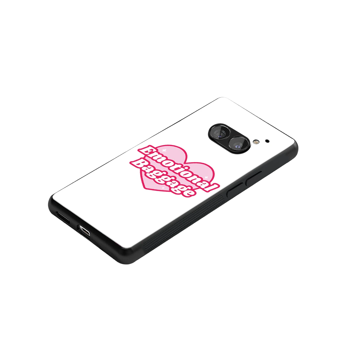 Emotional Baggage stylish phone case for nothing phone 2a | glossy glass and slim fit