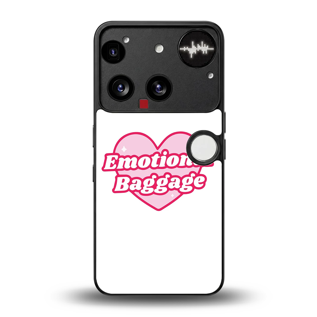Emotional Baggage back phone cover | glass case for nothing phone 3