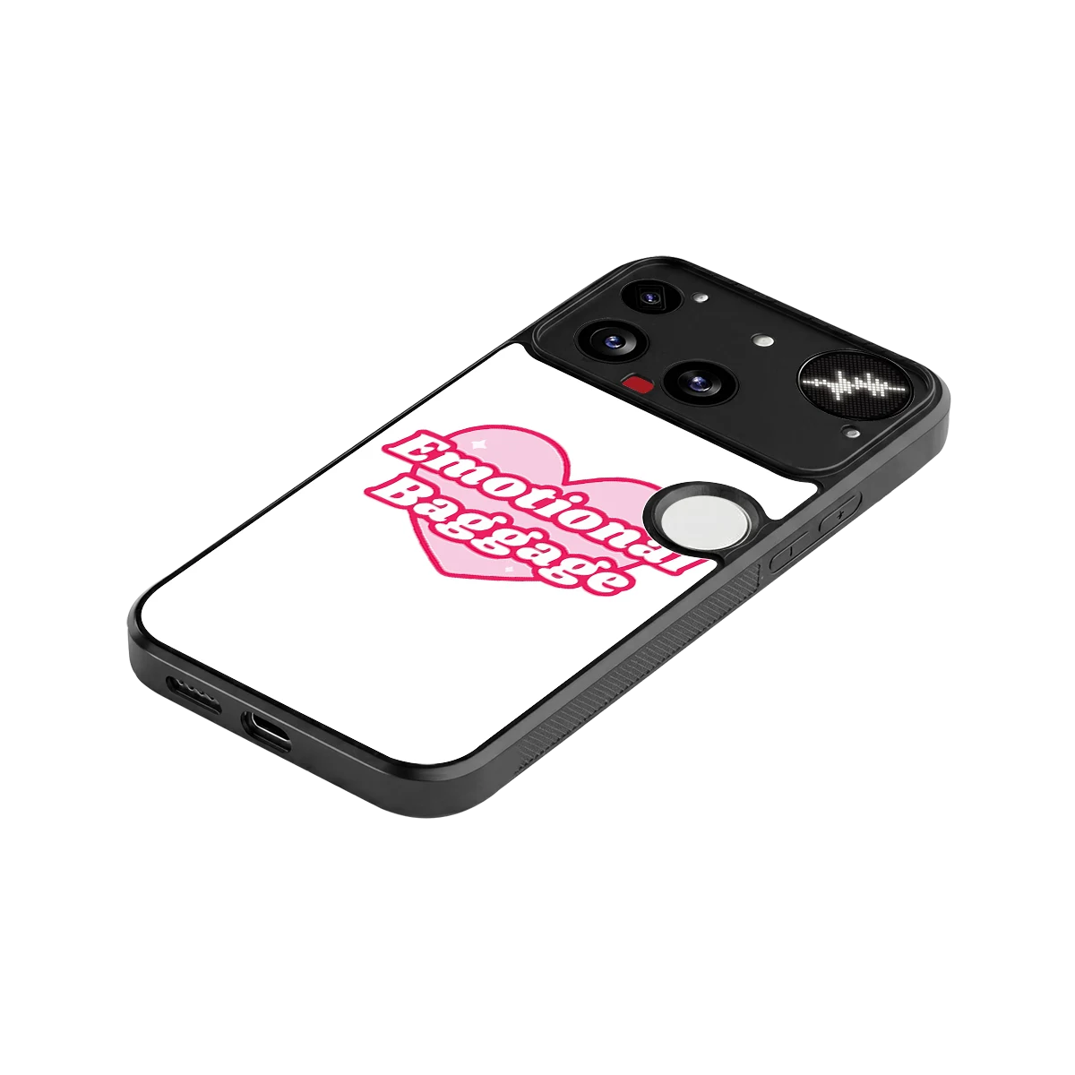 Emotional Baggage stylish phone case for nothing phone 3 | glossy glass and slim fit