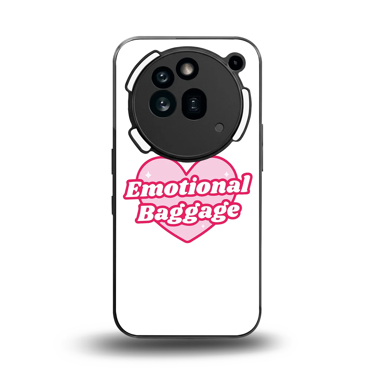 Emotional Baggage back phone cover | glass case for nothing phone 3a pro