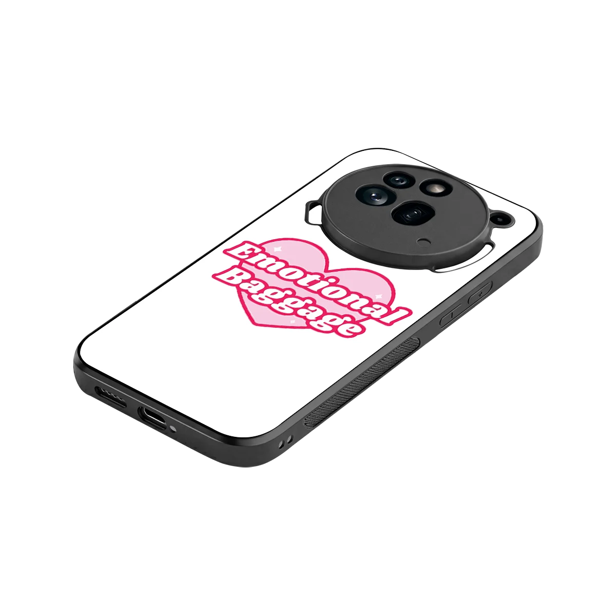 Emotional Baggage stylish phone case for nothing phone 3a pro | glossy glass and slim fit