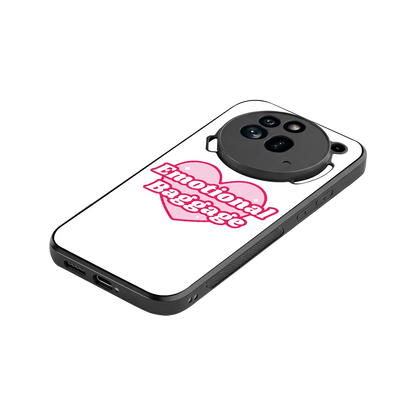 Emotional Baggage stylish phone case for nothing phone 3a pro | glossy glass and slim fit