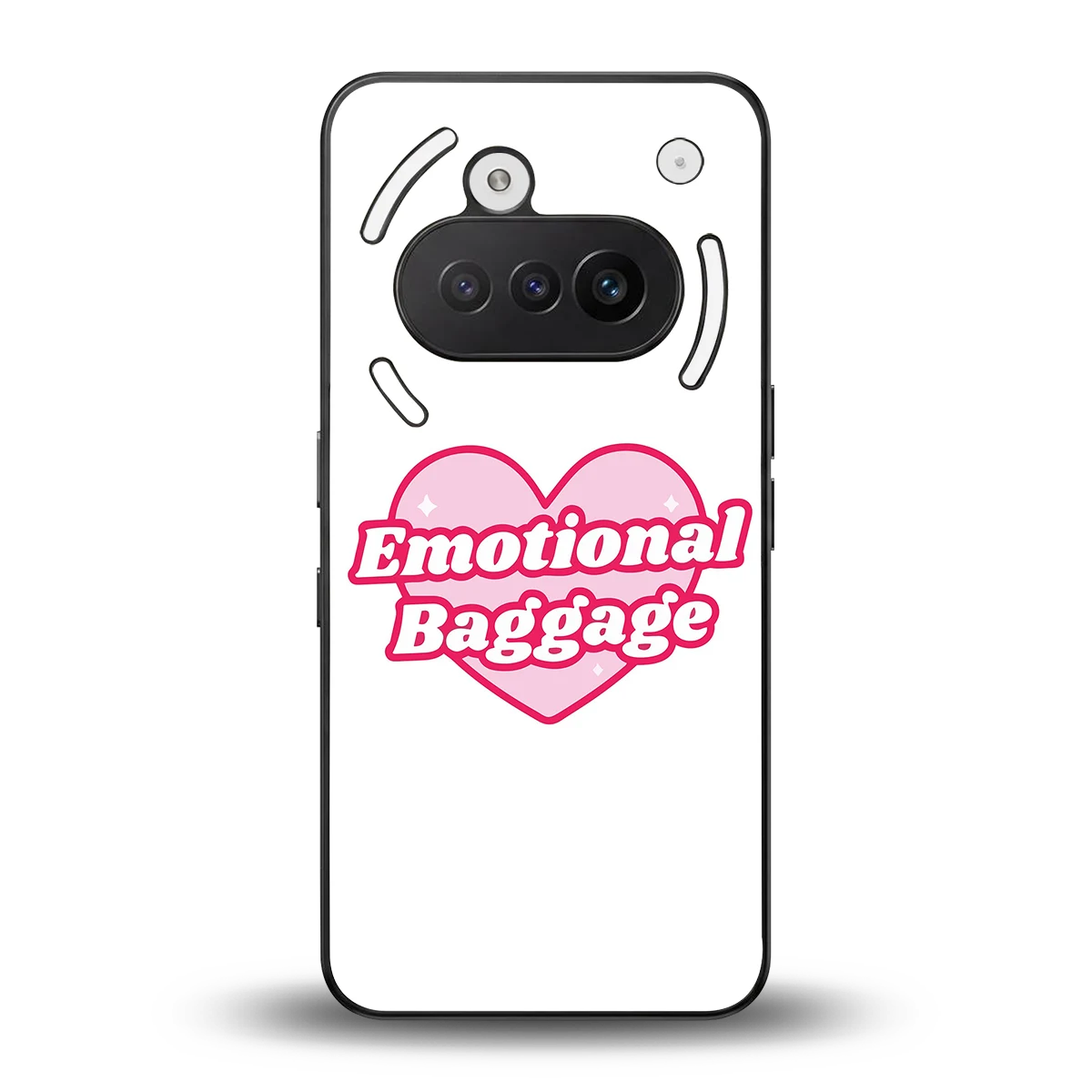Emotional Baggage back phone cover | glass case for nothing phone 3a