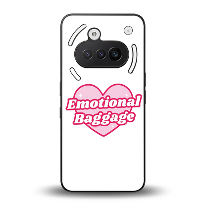 Emotional Baggage back phone cover | glass case for nothing phone 3a