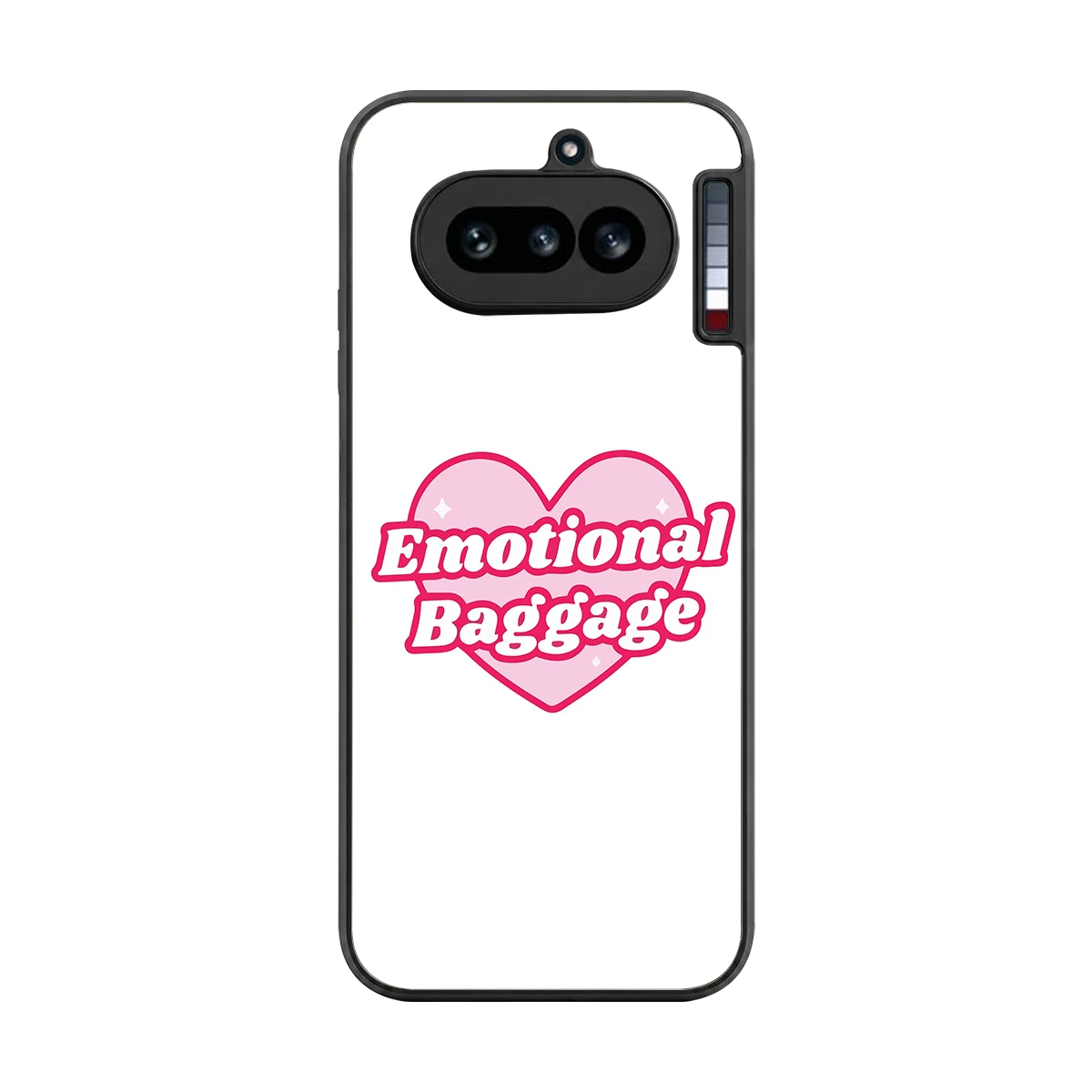 Emotional Baggage back phone cover | glass case for nothing phone 4a