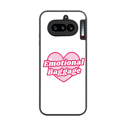 Emotional Baggage back phone cover | glass case for nothing phone 4a