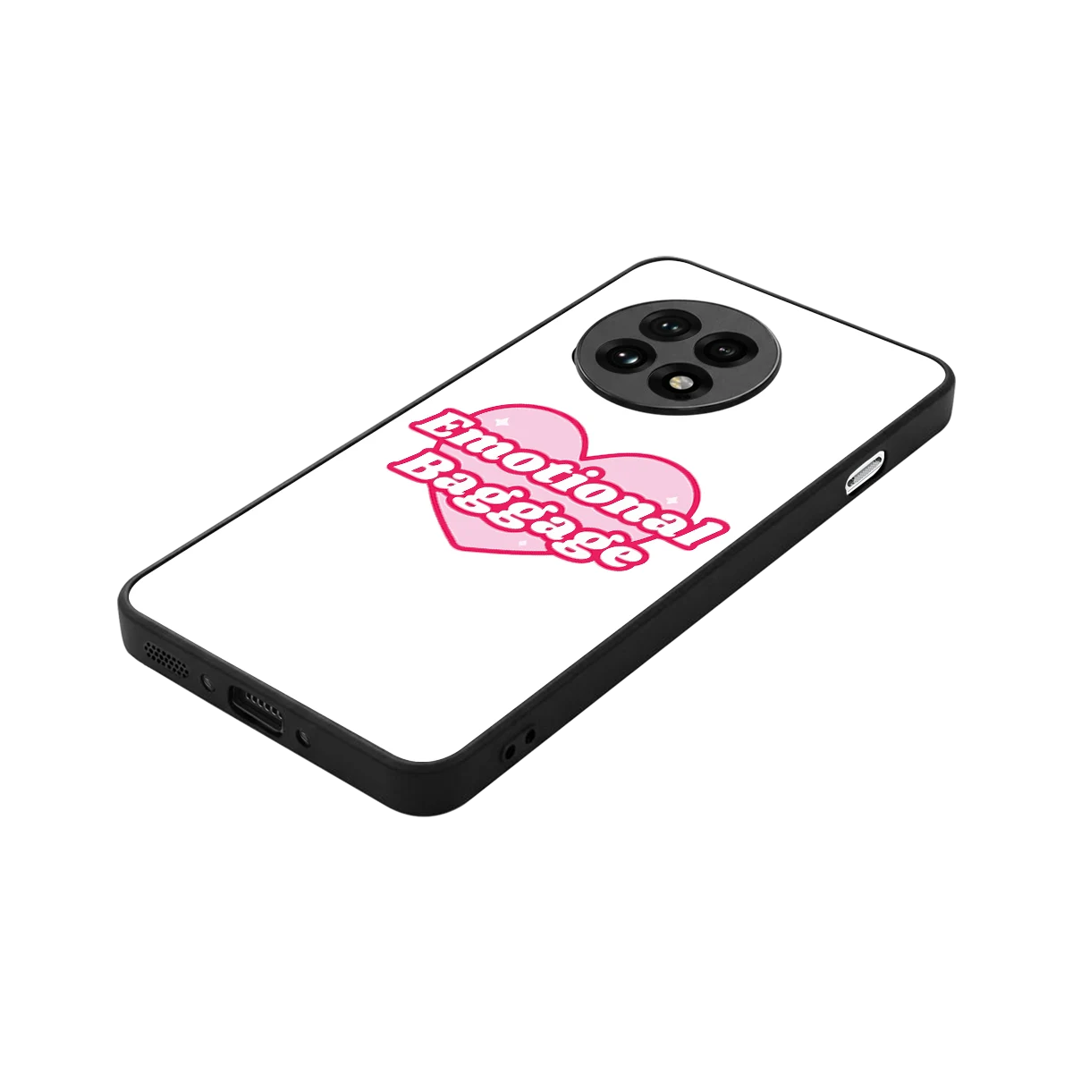 Emotional Baggage stylish phone case for oneplus 13r | glossy glass and slim fit