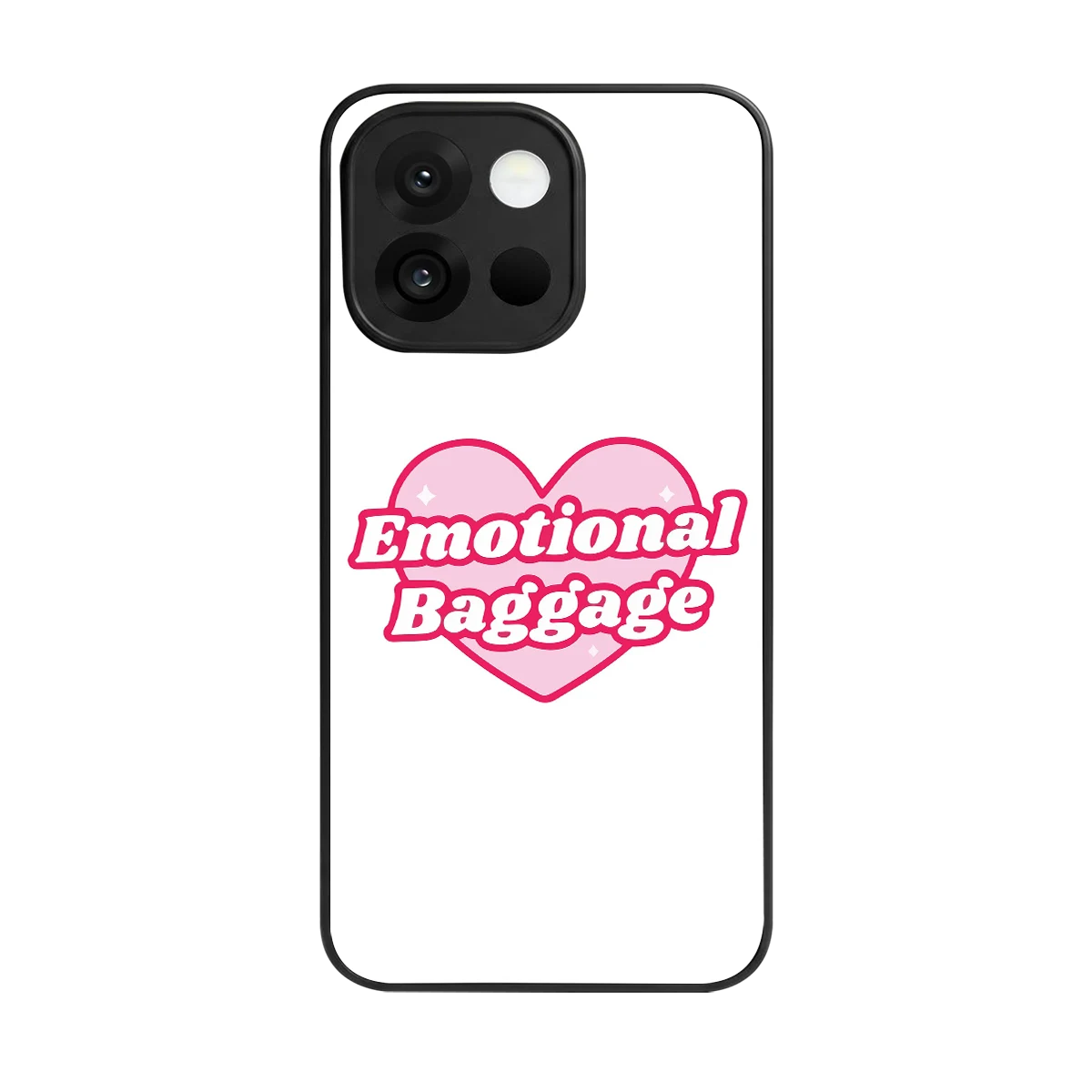 Emotional Baggage back phone cover | glass case for oneplus 13s