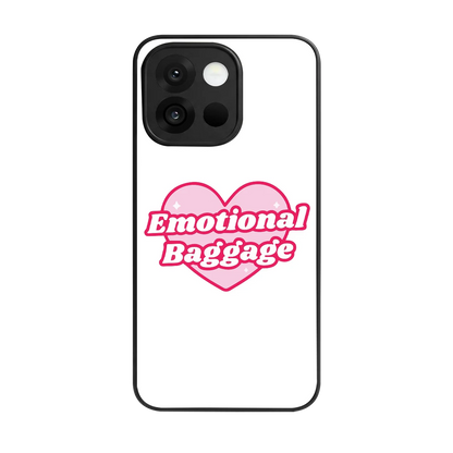 Emotional Baggage back phone cover | glass case for oneplus 13s