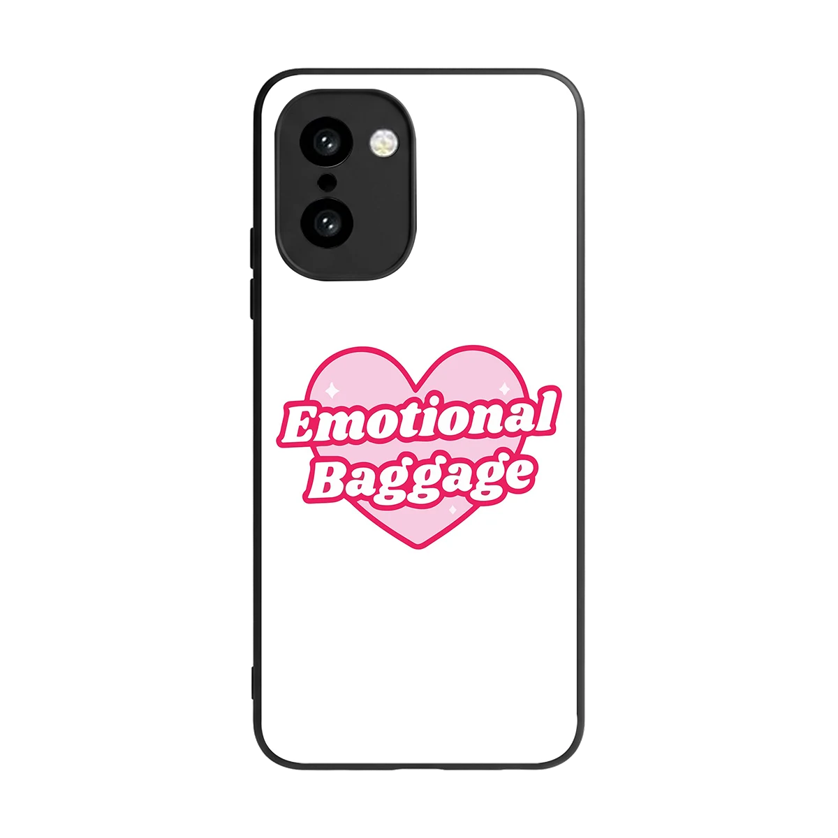 Emotional Baggage back phone cover | glass case for oneplus 15r